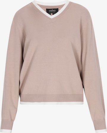 usha BLACK LABEL - Pullover em cinzento: frente