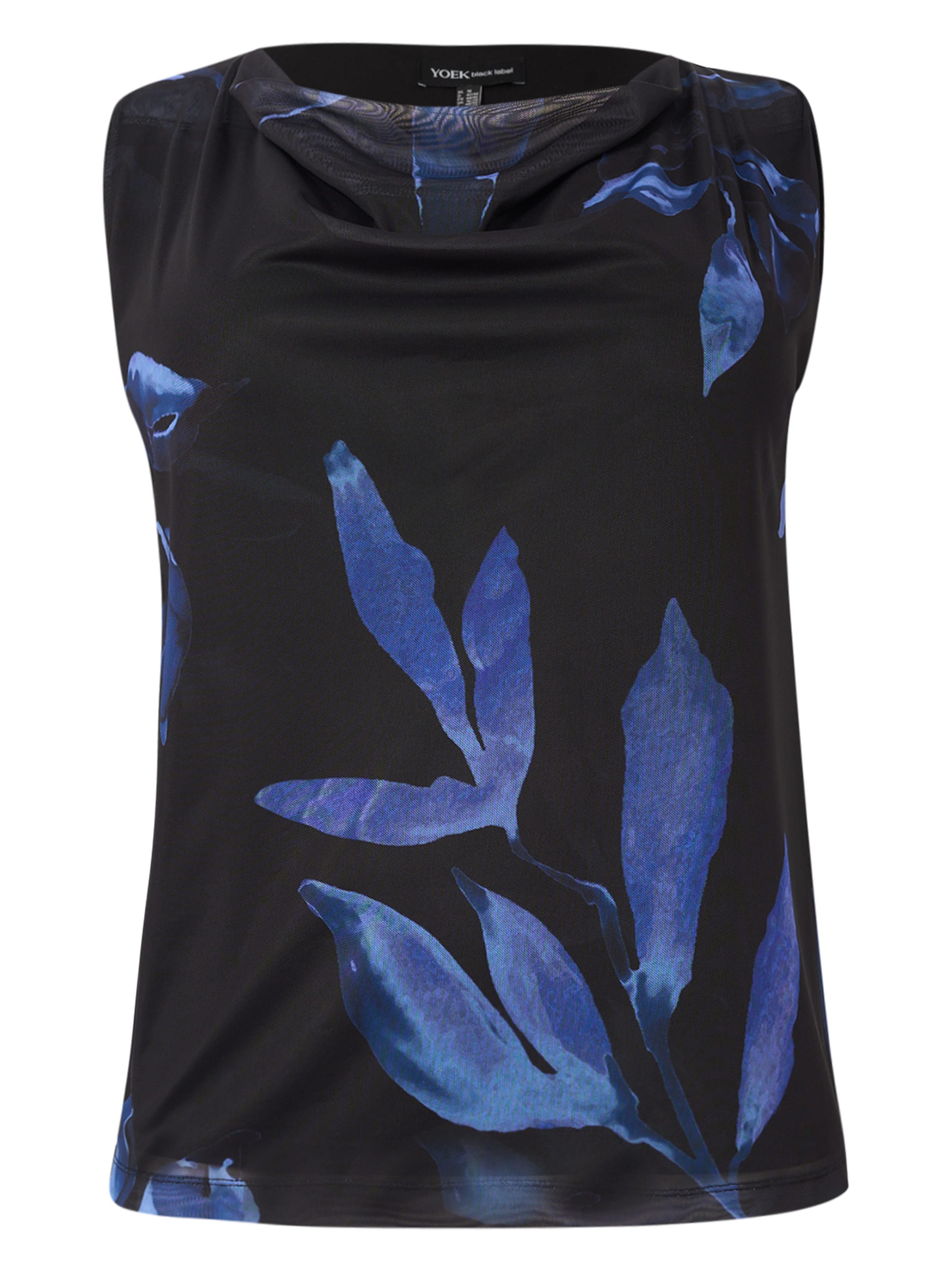 YOEK Top in Blue / Black, Item view