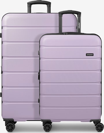 Saxoline Suitcase set 'Miami' in Purple: front