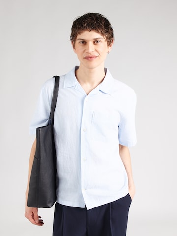 GAP - Ajuste confortable Camisa en azul: frente
