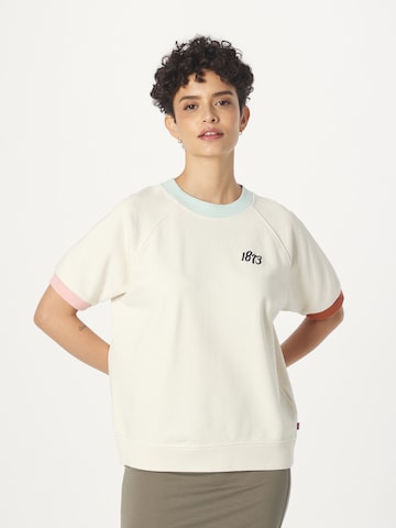 Felpa 'Graphic SS Sweatshirt' di LEVI'S ® in beige: frontale