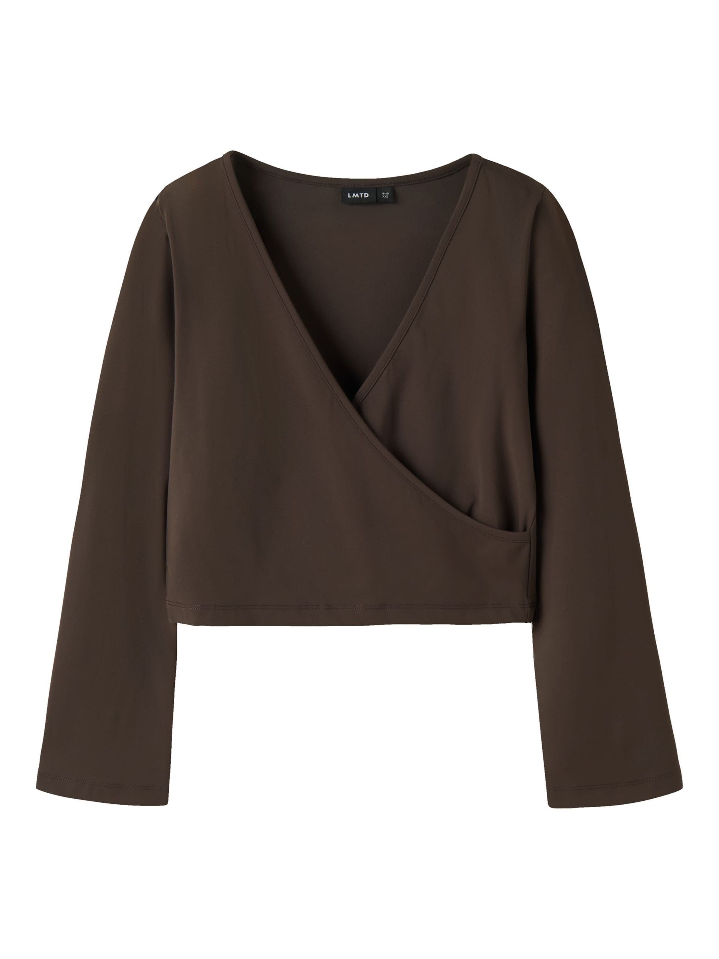 LMTD Shirt in Bruin: voorkant