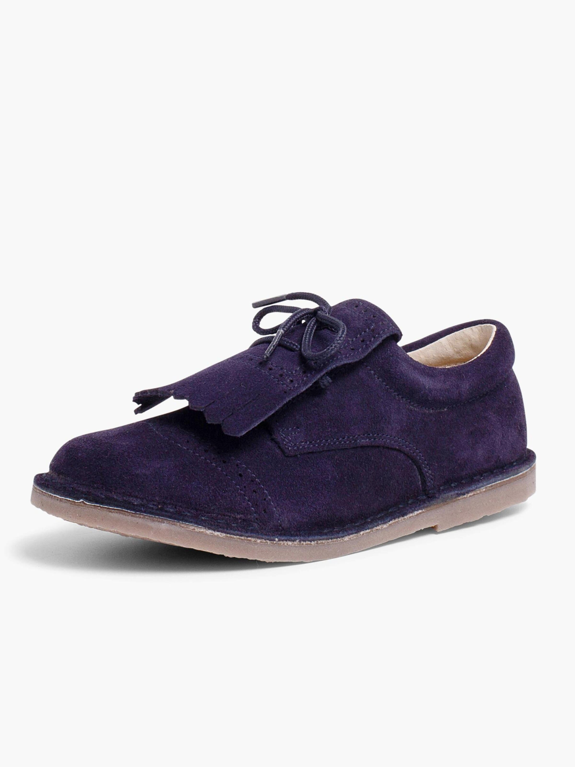 Scarpa bassa di Pisamonas in blu: frontale