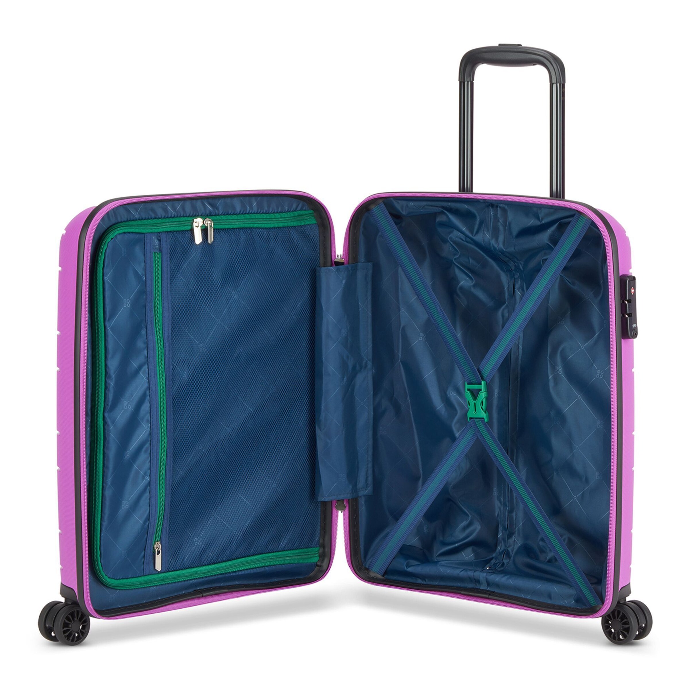 MODO by Roncato Suitcase Set 'Supernova 2.0' in Purple