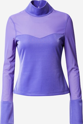 Katy Perry exclusive for ABOUT YOU - Camisa 'Eleni' em roxo: frente