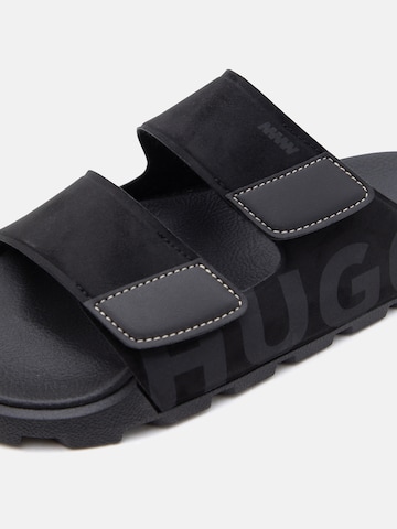 HUGO - Sapato aberto 'Evander' em preto