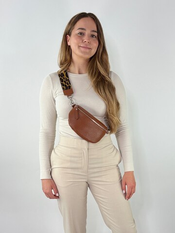 lePelou - Riñonera 'SERENA small' en marrón