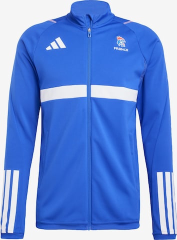ADIDAS PERFORMANCE - Chaqueta de chándal 'France' en azul: frente