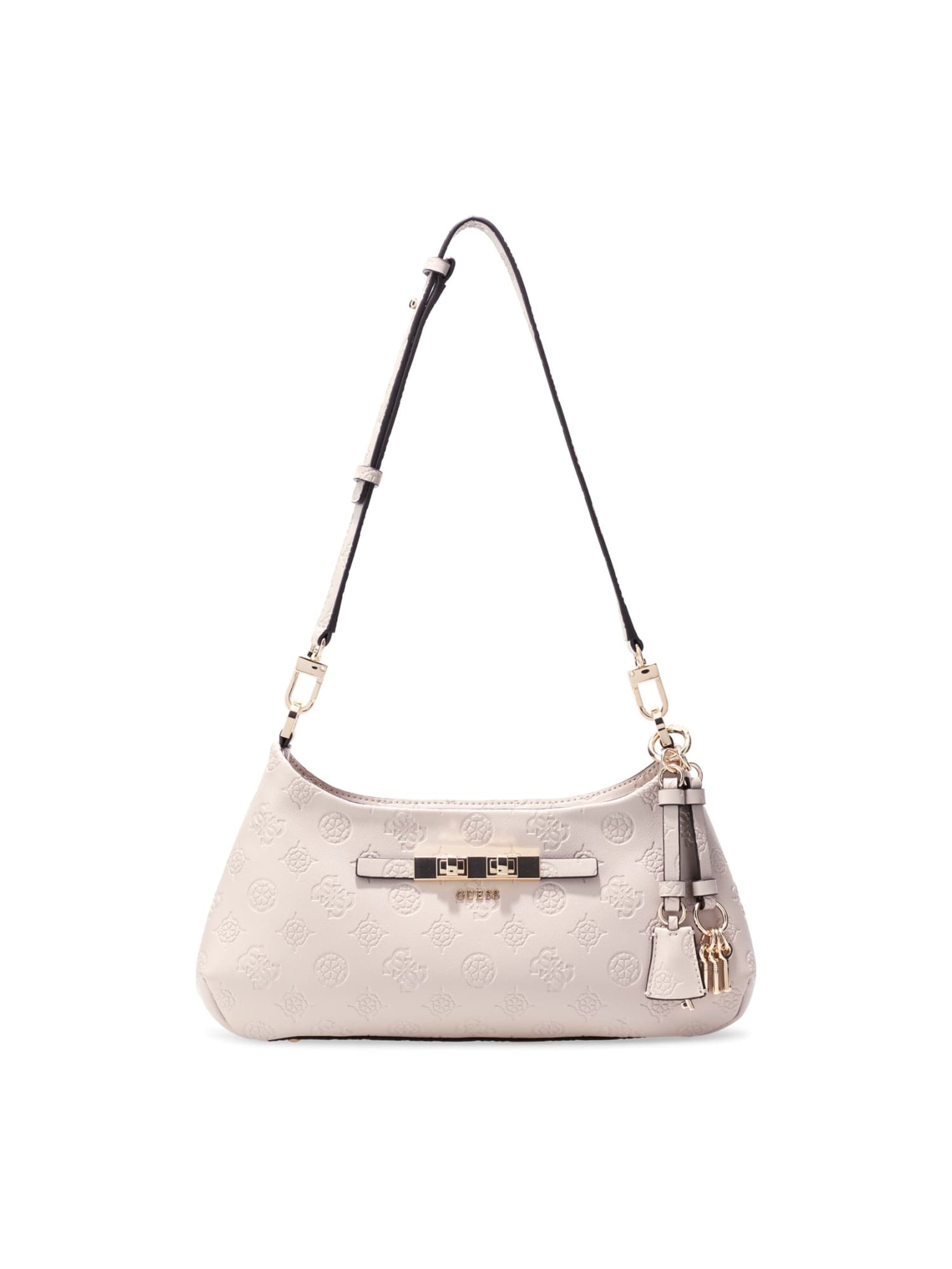 GUESS Shoulder Bag 'Carmella' in Beige: front