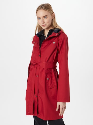 Manteau fonctionnel 'Rainlover' Danefae en rouge : devant