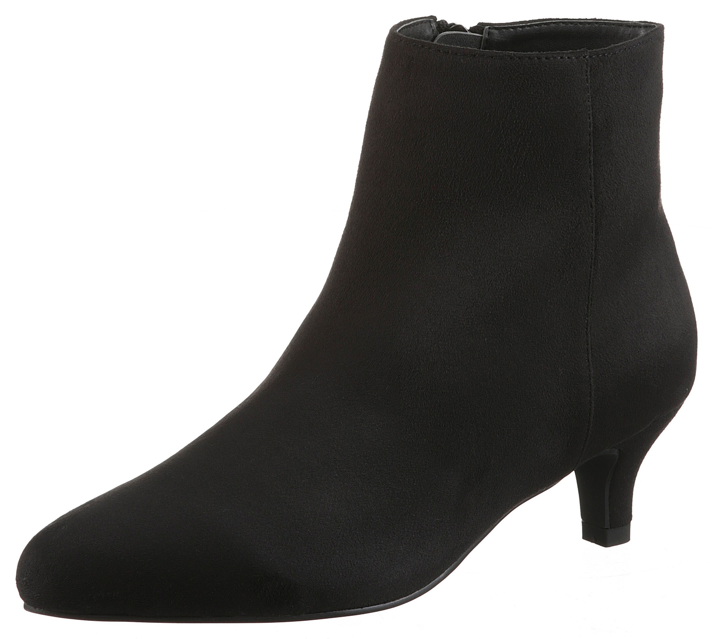 Aniston Stiefelette in Schwarz: Vorderseite