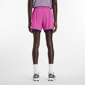 new balance - Loosefit Calças de desporto 'Essential' em rosa