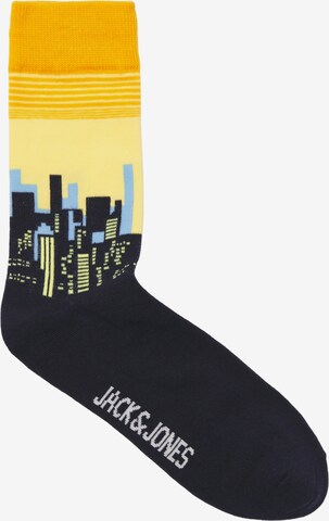 Chaussettes 'CITIES' JACK & JONES en bleu