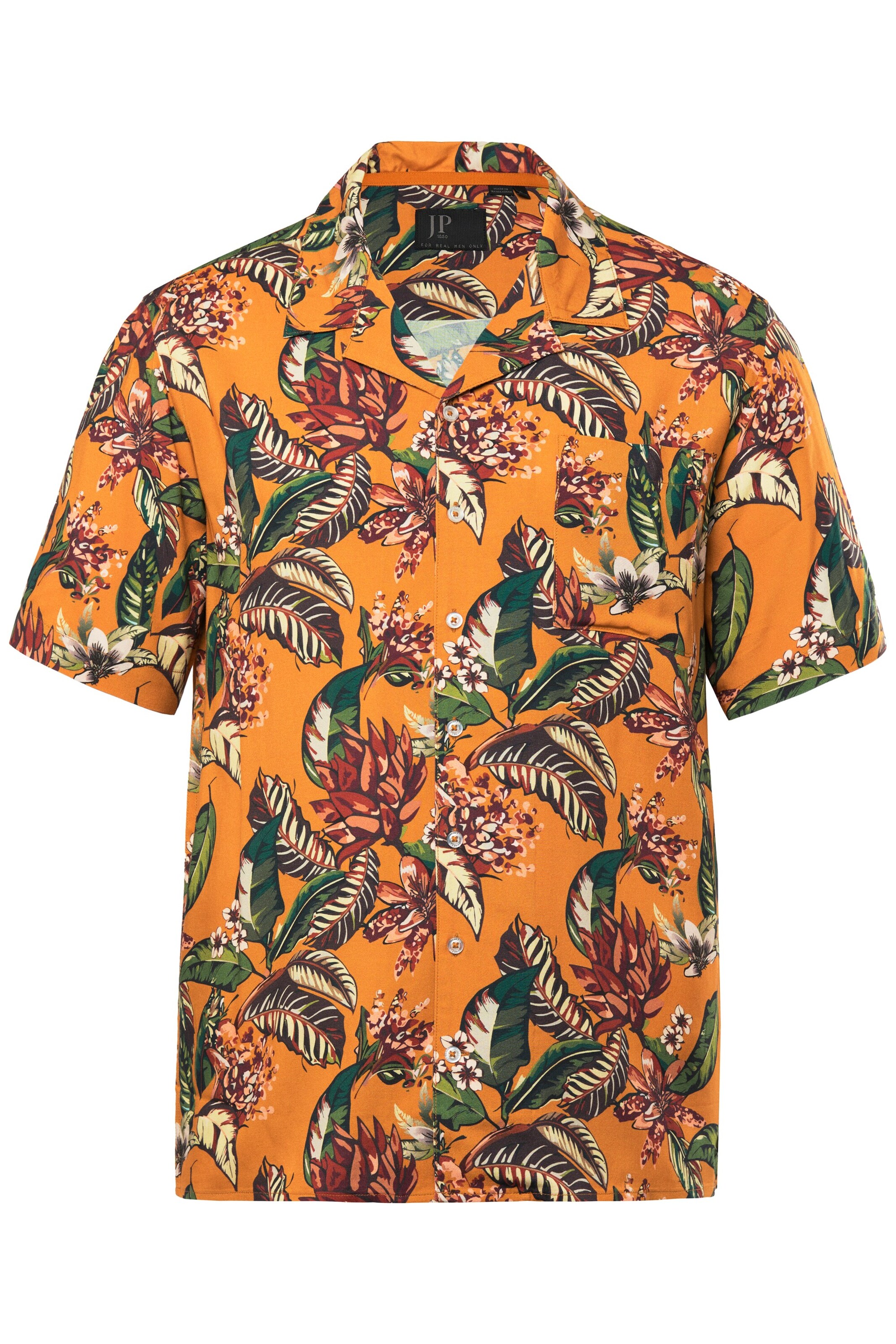 JP1880 Regular fit Overhemd in Oranje: voorkant