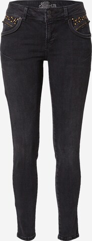 LTB Skinny Jeans 'Rosella' in Zwart: voorkant