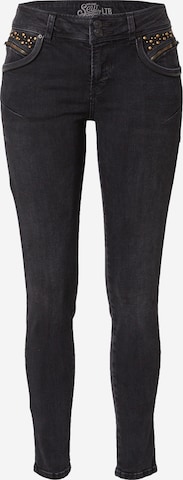 LTB Skinny Jeans 'Rosella' in Zwart: voorkant