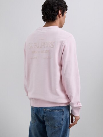 Bluză de molton 'Antiques Flock' de la Scalpers pe roz