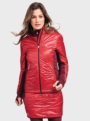 Veste outdoor 'Stams' Schöffel en rouge : devant