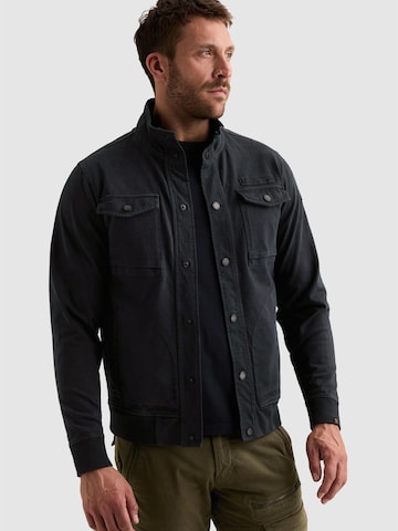 PME Legend Välikausitakki 'Cargo sweat jacket' värissä sininen: etupuoli