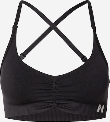 Bustieră Sutien sport de la NEBBIA pe negru: față