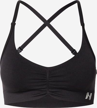 NEBBIA Urheilurintaliivit värissä vaaleanharmaa / musta, Tuotenäkymä