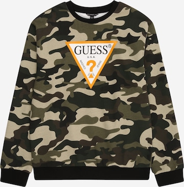 žalia GUESS Megztinis be užsegimo: priekis