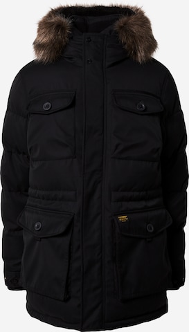 Superdry - Parka de inverno 'Chinook' em preto: frente