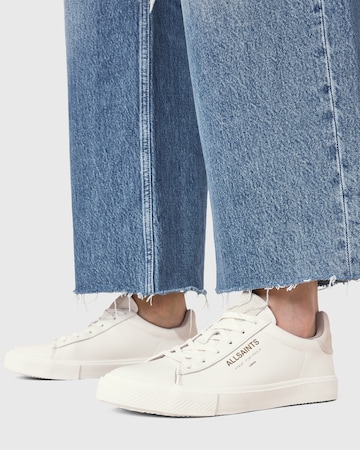 AllSaints Σνίκερ χαμηλό 'UNDERGROUND' σε λευκό