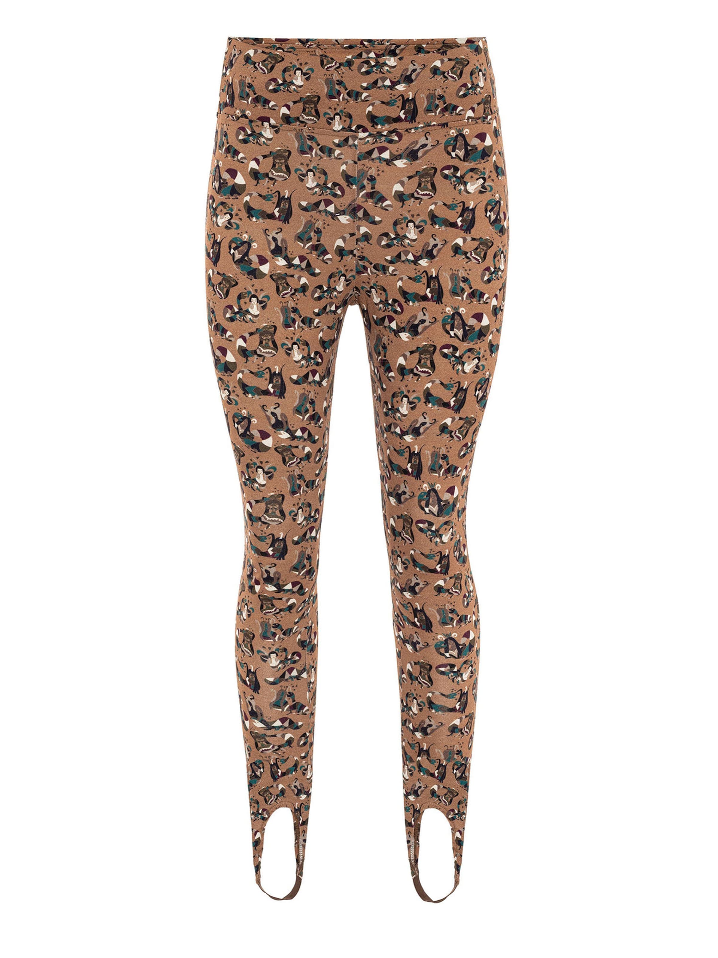 Anou Anou Skinny Leggings i beige: framsida