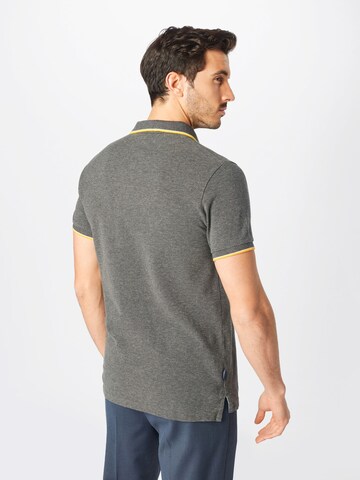 Superdry Tapered Poloshirt 'Poolside' in Grau