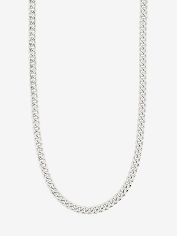 Pilgrim Necklace 'Fuchsia' in Silver