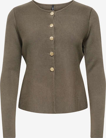 ONLY Gebreid vest in Bruin: voorkant