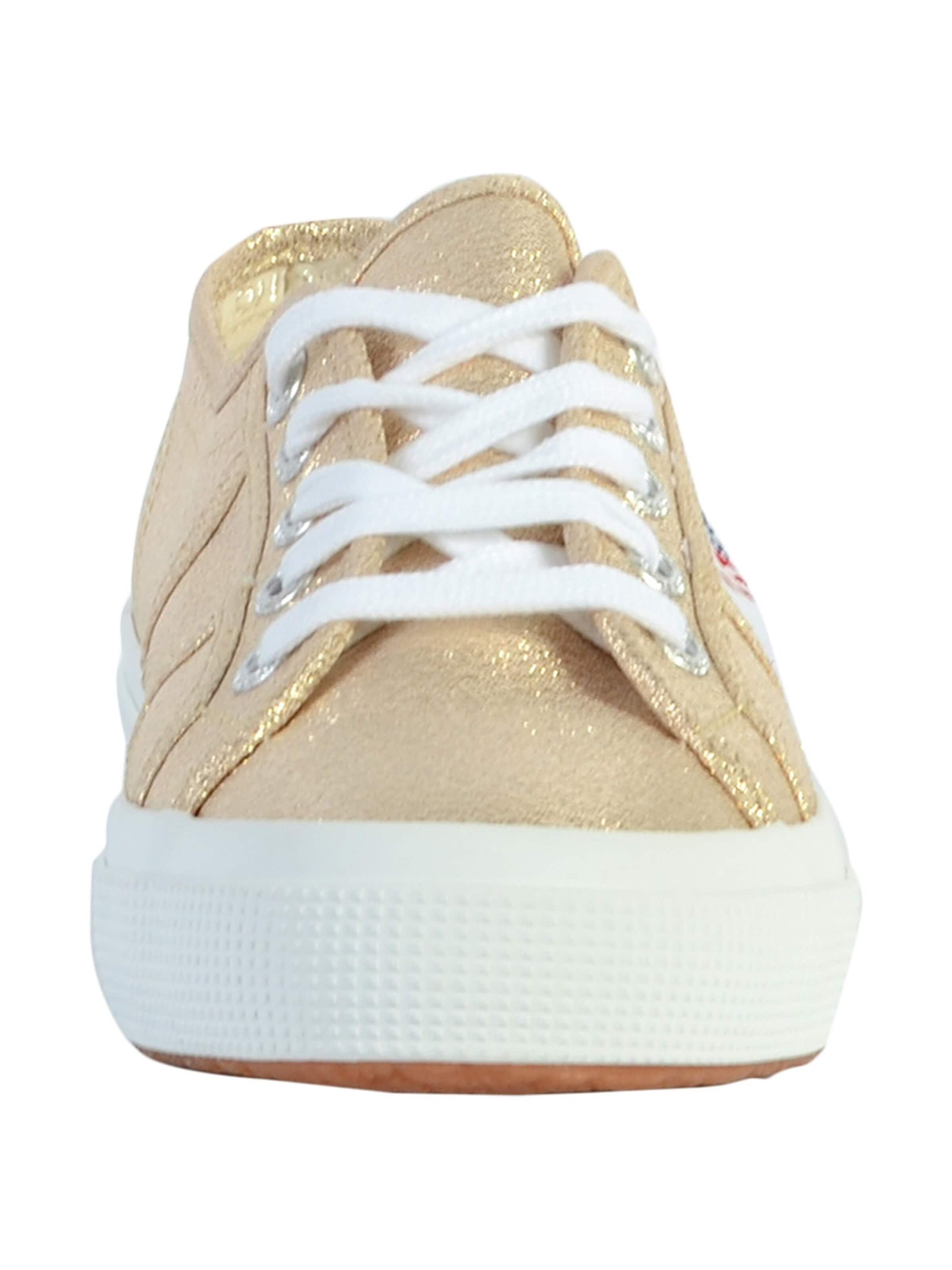 SUPERGA Buty sportowe sznurowane w kolorze złoty