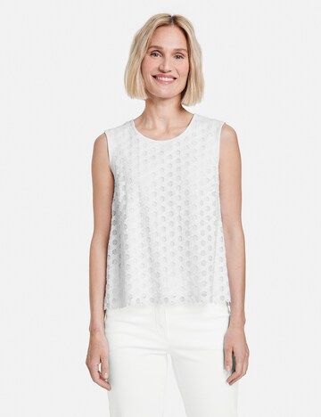 GERRY WEBER Blouse in Wit: voorkant