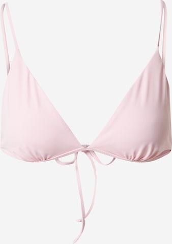 LENI KLUM x ABOUT YOU Triangen Bikiniöverdel 'Kora' i rosa: framsida