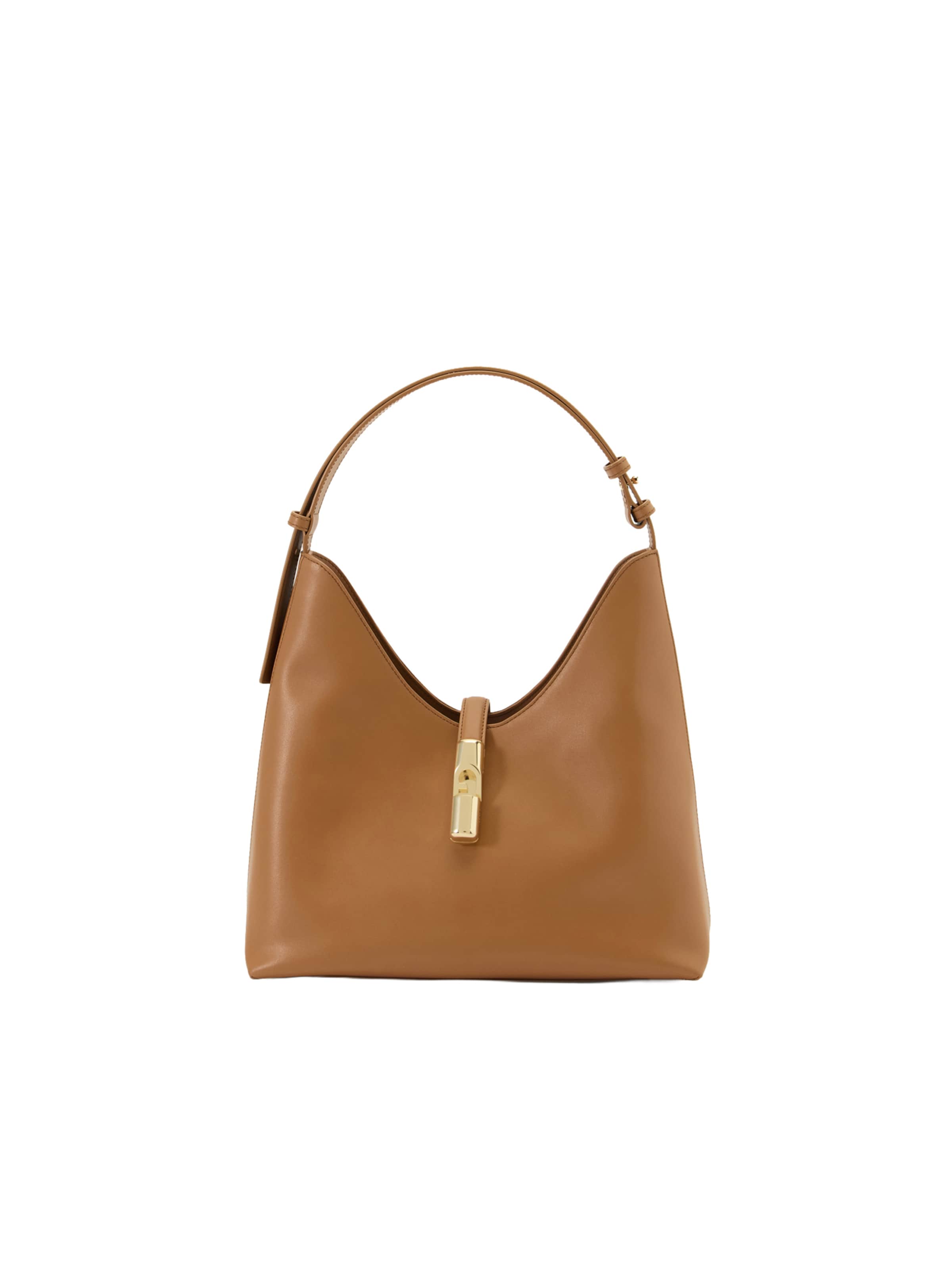 Borsa a spalla 'Goccia' di FURLA in marrone: frontale