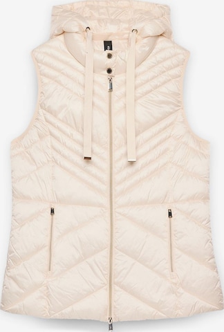 Fiorella Rubino - Chaleco en beige: frente