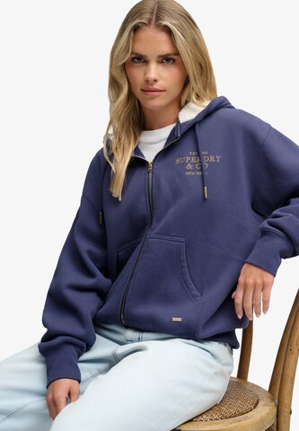 Superdry & Co Sweatjacke in Blau
