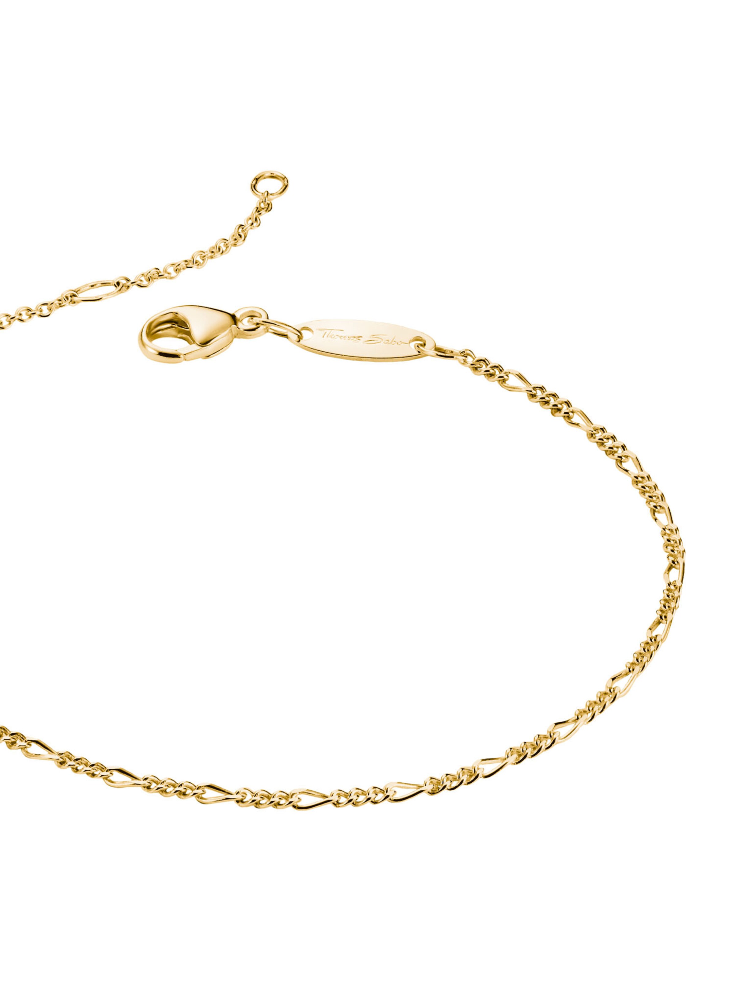Thomas Sabo Bracelet 'Figaro' in Gold