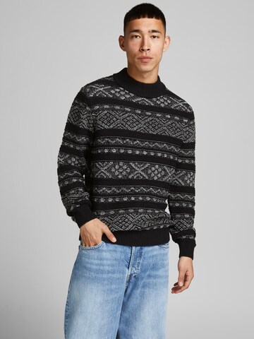 JACK & JONES - Pullover 'Elliot' em preto: frente