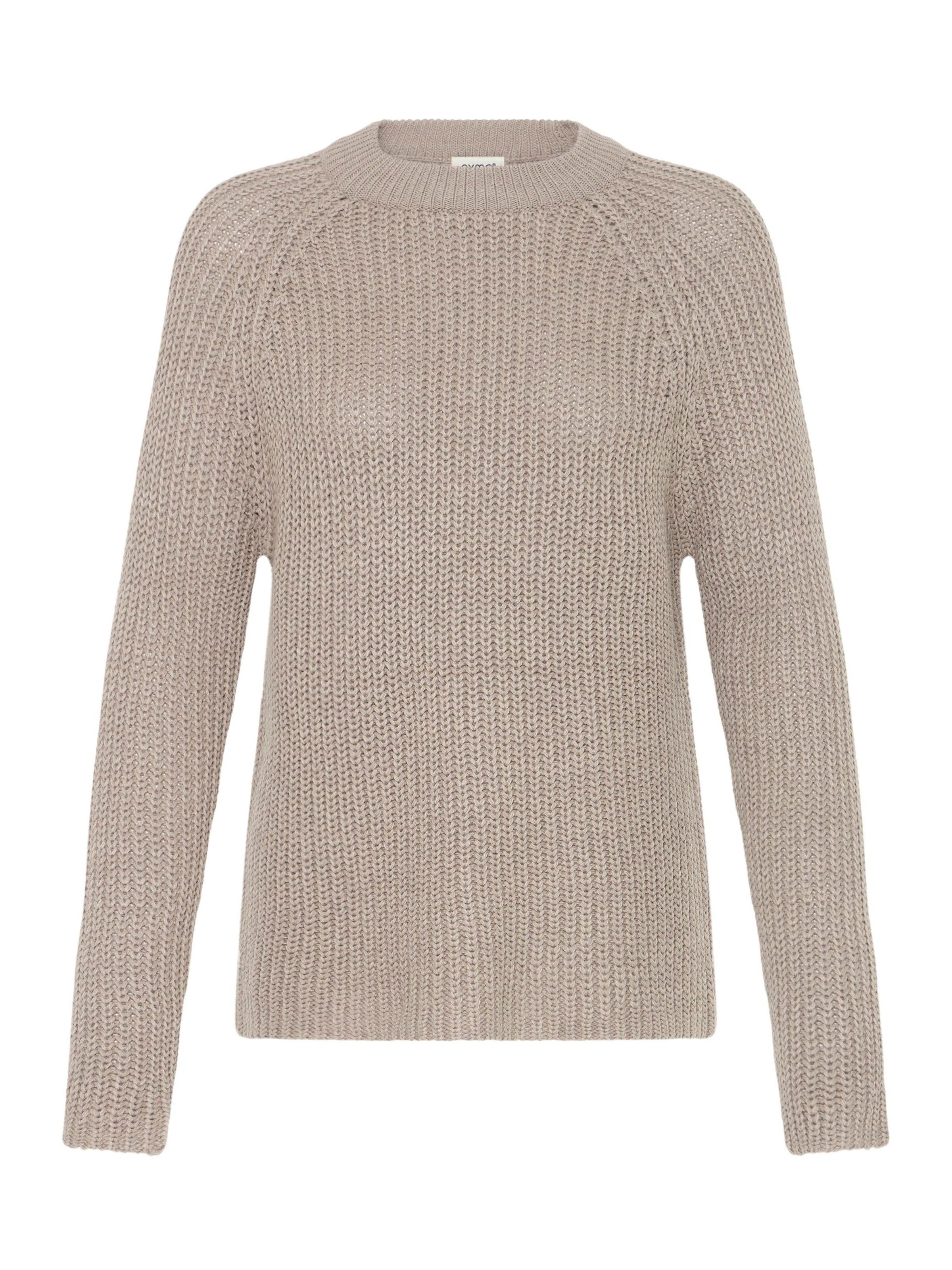 Oxmo Strickpullover ' OXFKANNA ' in Grau: Vorderseite