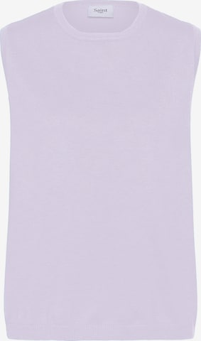 SAINT TROPEZ Sweater 'MilaSZ' in Purple: front