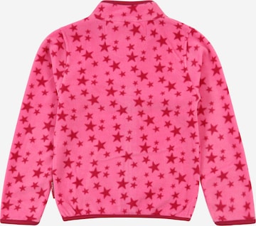 PLAYSHOES Fleece jas in Roze