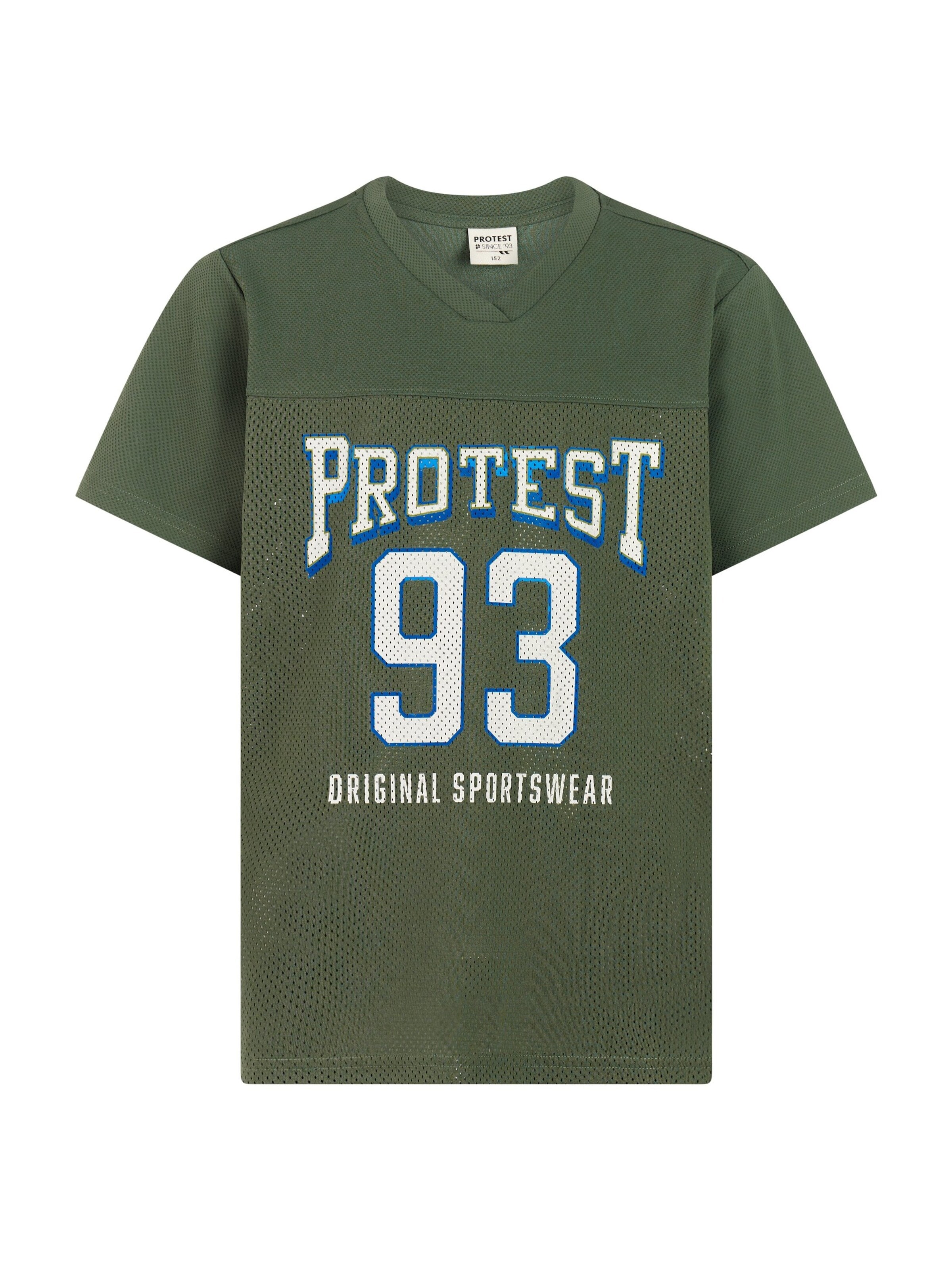 PROTEST Shirt 'PRTNiels JR' in Green: front