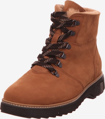 WALDLÄUFER Lace-Up Boots in Brown: front