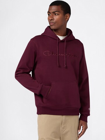 Champion Authentic Athletic Apparel Μπλούζα φούτερ σε κόκκινο: μπροστά