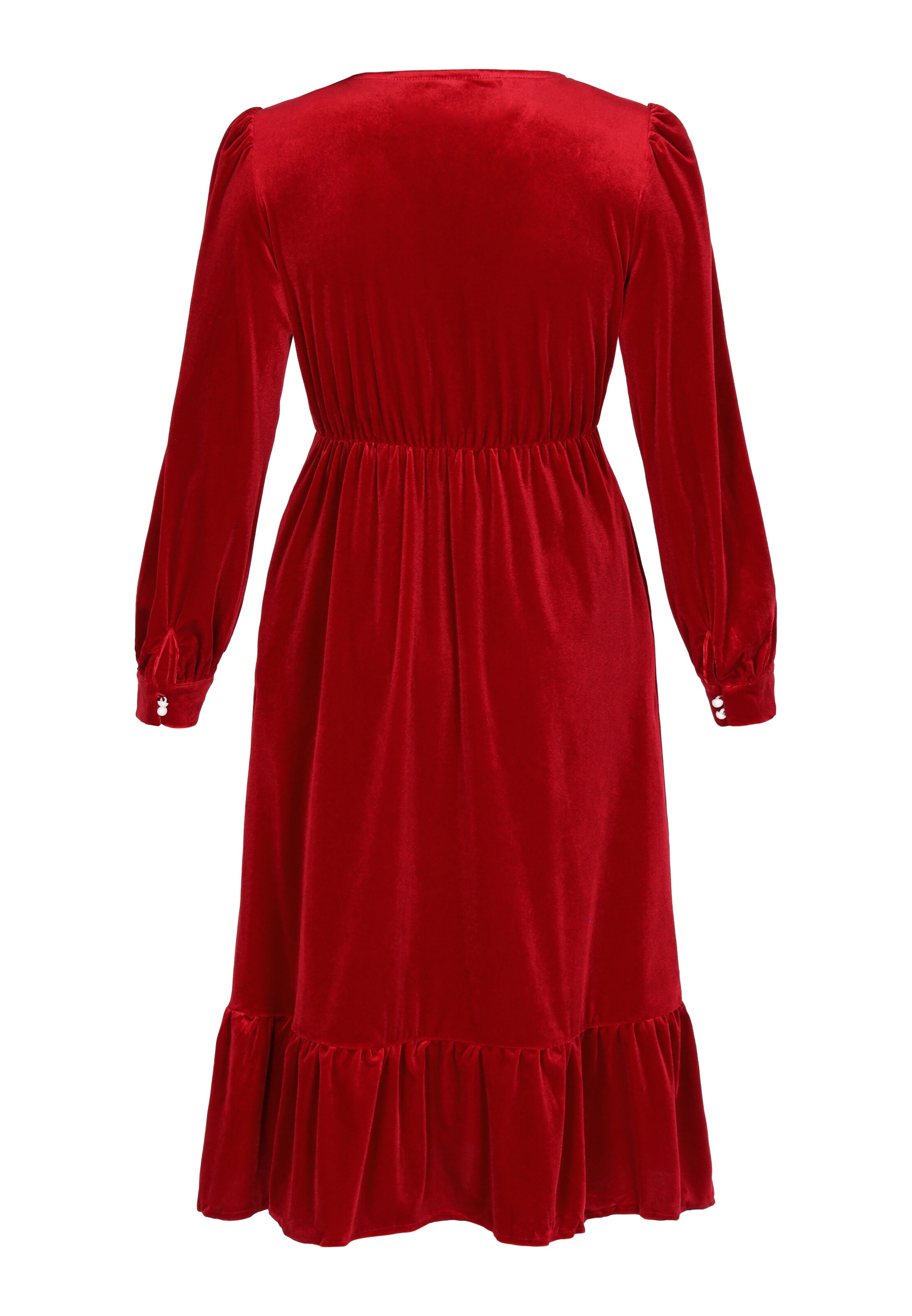 NAEMI - Vestido em vermelho