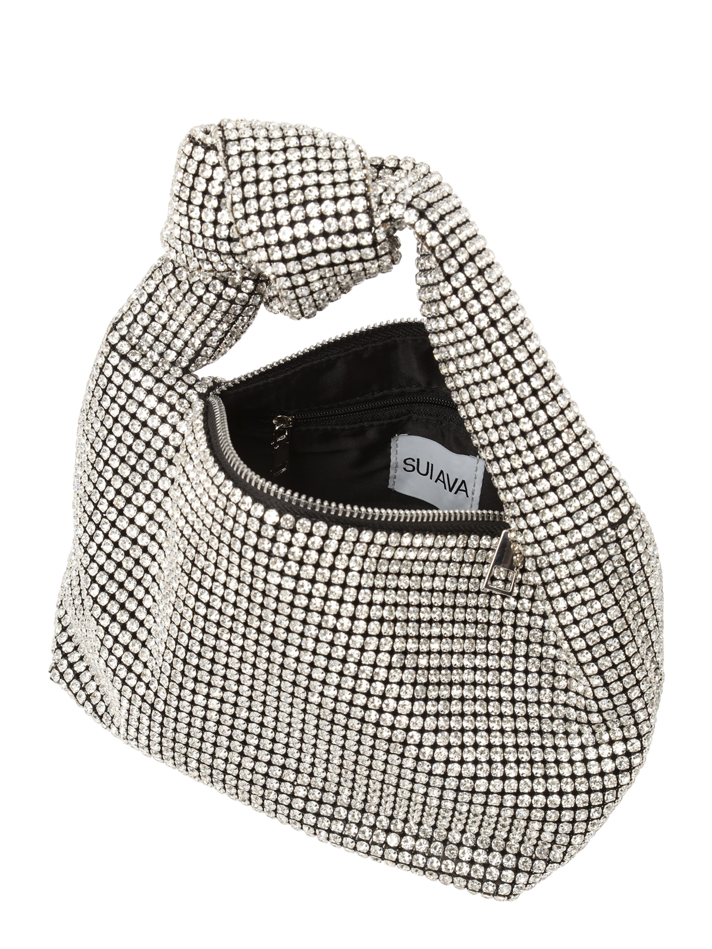 SUI AVA Дамска чанта 'Silvermoon' в сребърно