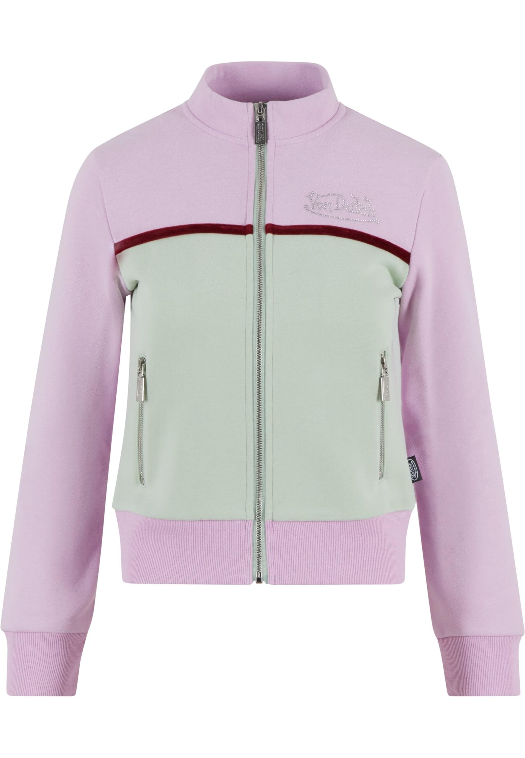 Von Dutch Originals Sweatjacka 'MONROE' i lila: framsida