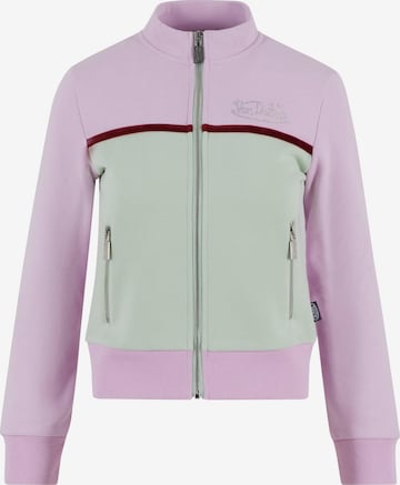 Von Dutch Originals Collegetakki 'MONROE' värissä lila: etupuoli